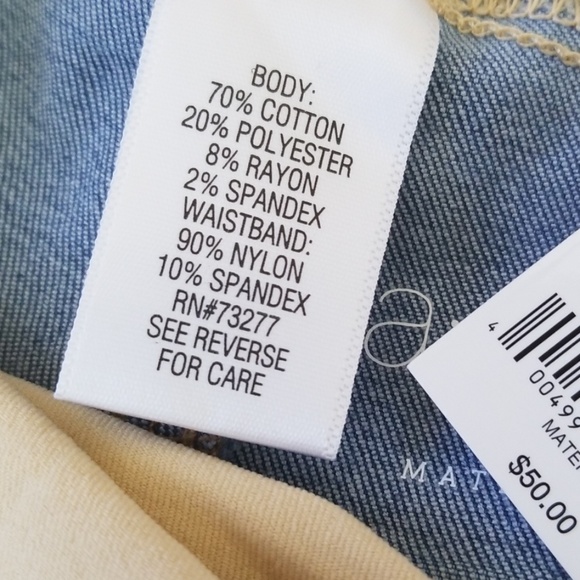 NWT Maternity Bootcut Denim Jeans - Picture 5 of 8